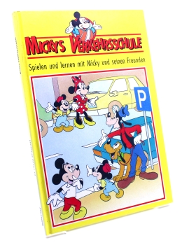 Mickys Verkehrsschule - Spielen und lernen mit Micky und seinen Freunden Comic Album: Die Strasse überqueren